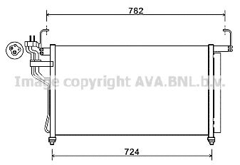 AVA QUALITY COOLING hy5315d -  Конденсатор, кондиционер